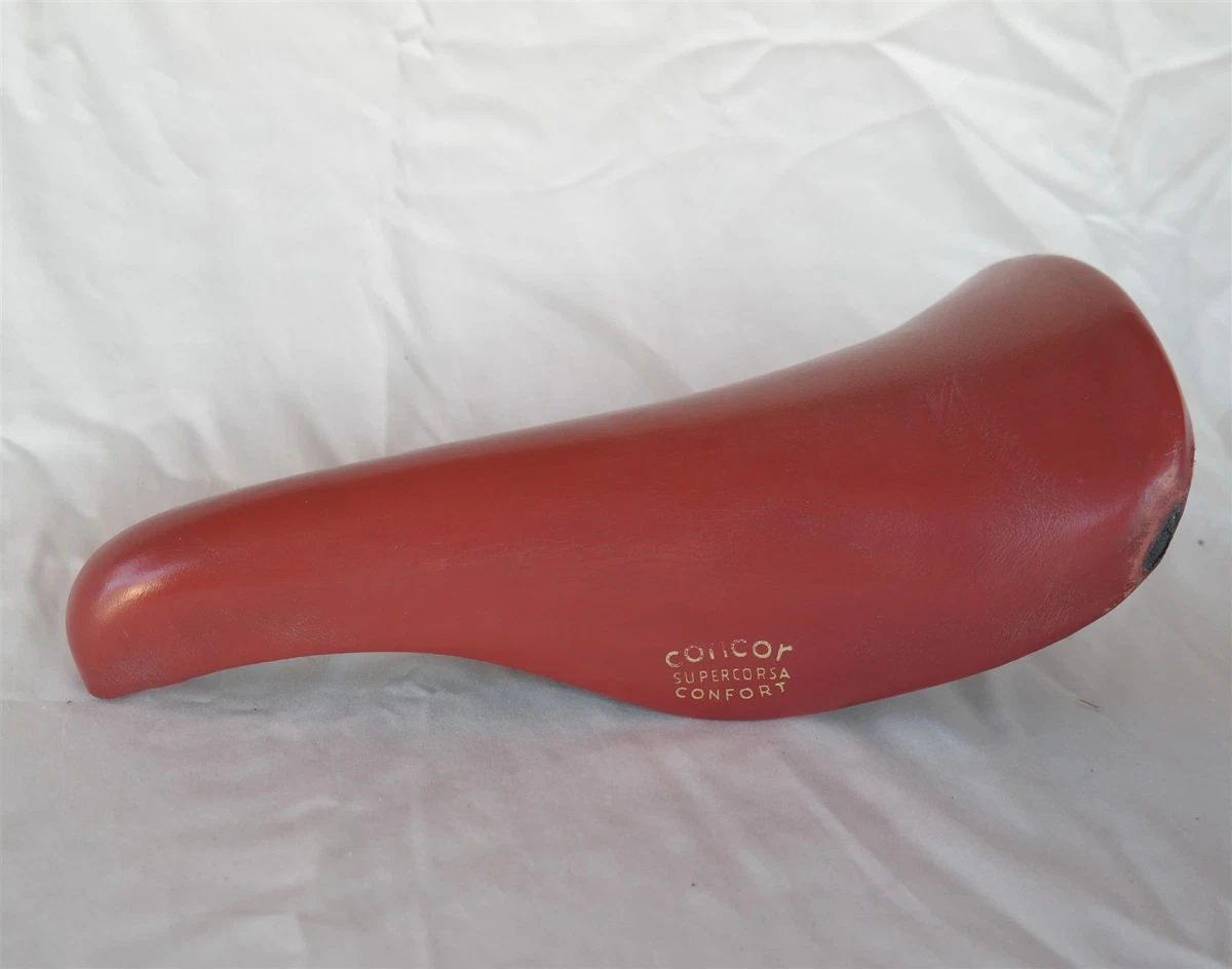 Selle De Vélo Vintage – Fabriquée En France – Blanche – Bon état