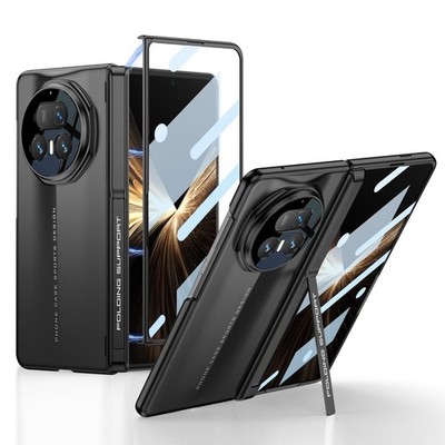 Ultradünne Magnet Hülle für Honor Magic V5 mit integriertem Schutzglas Schwarz