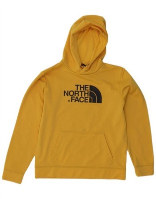 The North Face Herren Grafik Hoodie Pullover Medium Gelb Polyester CD09