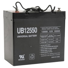 UPG UB12550 Group 22NF 12V 55AH SLA Battery INTERNAL THREAD TERMINAL