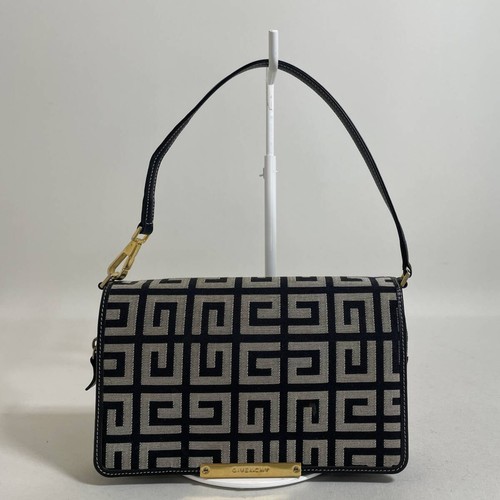 Givenchy Wallet Bag Black 4G Logo Pre-owned From Japan