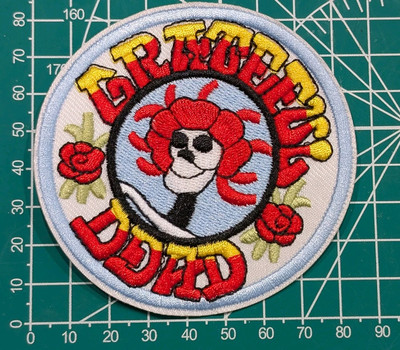 Grateful Dead Iron On Patch Free Shipping