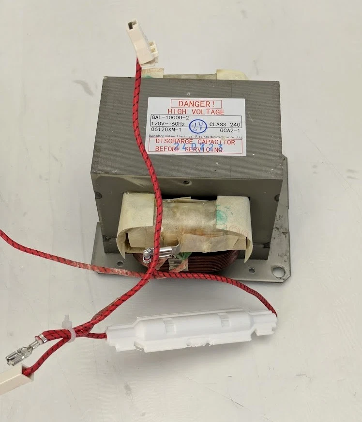 FOR PARTS - High Voltage Transformer - Kenmore Microwave Black Countertop Oven