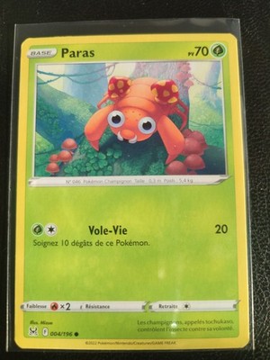 Pokemon Karte Paras 004/196 Verlorener Ursprung
