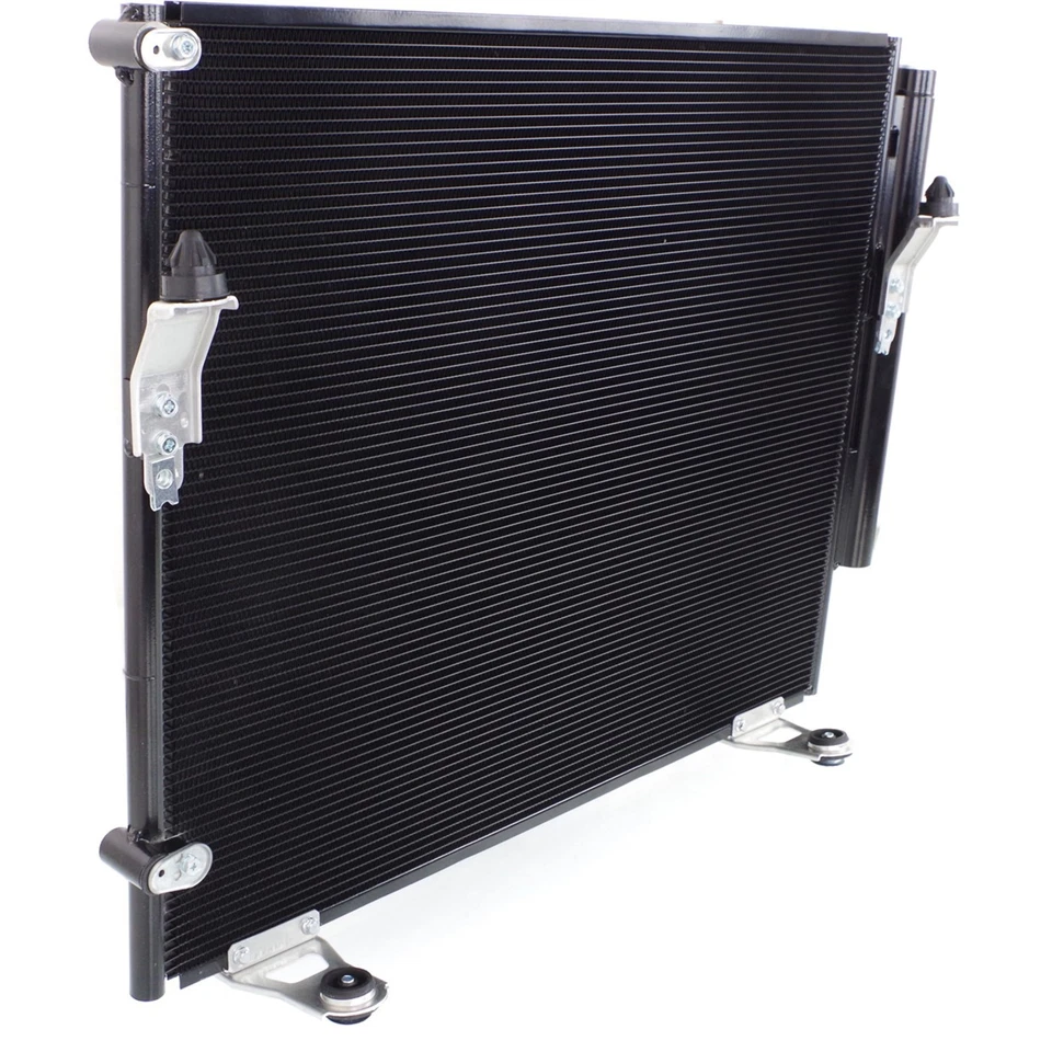 Condensador de aire acondicionado para Toyota Tundra 2007-2019 2008-2019 Toyota Sequoia aluminio Foto 3 de 4