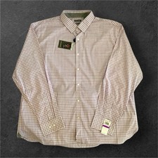 VAN HEUSEN Men s long sleeve Regular Fit shirt Pink And White Stripes color