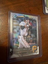 Mitch Jebb 1st Bowman Chrome Refractor Pirates Prospect RC Mojo