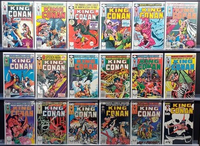 KING CONAN #1 - 19 MISSING #11 MARVEL  1980 1ST CONN SON OF CONAN! 18 COMICS