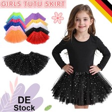 3 Lagen Tütü Tutu Ballettrock Tüllrock.Petticoat Ballettkleid Rock Fasching DE