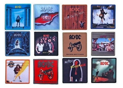 AC/DC Album Cover Art Printed Sew On Patches - Officially License 34