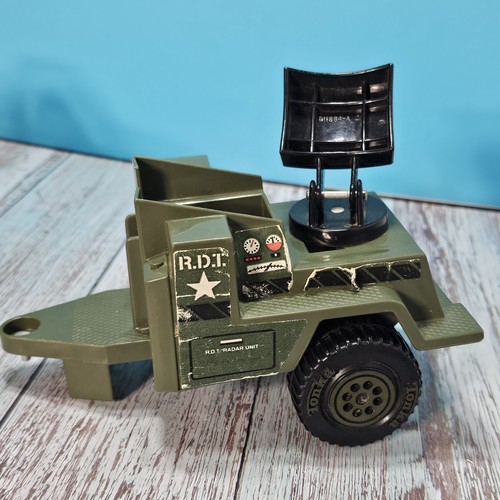 TONKA 1978 ARMY TRUCK AND RTD RADAR TRAILER - Picture 10 of 14
