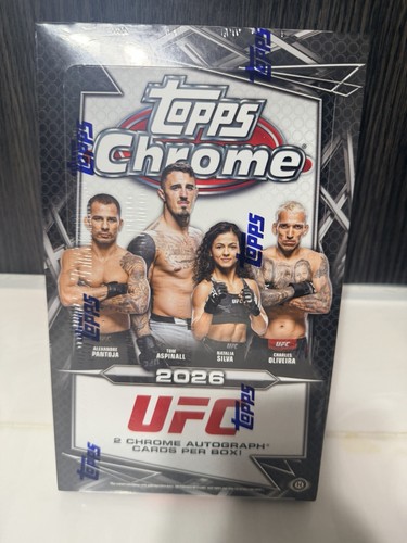 Hobby Box 2026 Topps Chrome UFC card