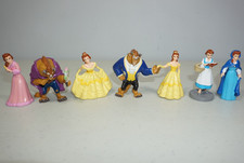 Disney Beauty & The Beast PVC Figure Lot of 7 Applause Vintage Belle