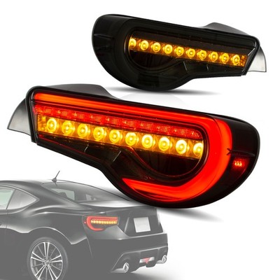 2*VLAND LED Rückleuchten für 2012-2020 Toyota GT86/FT86 Subaru BRZ Gelb Blinker
