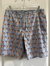 johnnie-O Lorne Mens Gulf Blue Rainbow Zebra ...