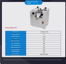 Three-roll Mill for Toothpaste and Chocolate Small S65 Ink Three-roll Mill