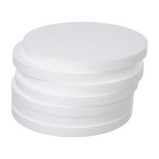 Round Foam Circles 12 Inch 7 Pack Polystyrene Foam Discs 1 Inch Thick for DIY...