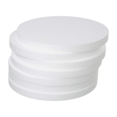 Round Foam Circles 12 Inch 7 Pack Polystyrene Foam Discs 1 Inch Thick for DIY...