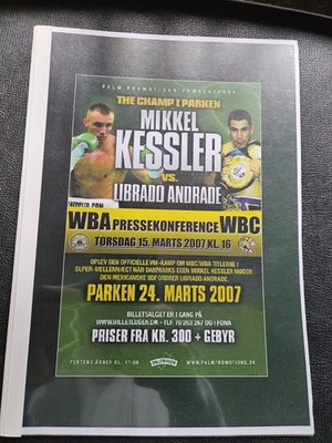 MIKKEL KESSLER vs LIBRADO ANDRADE PRESS KIT HBO WORLD CHAMPIONSHIP BOXING.   
