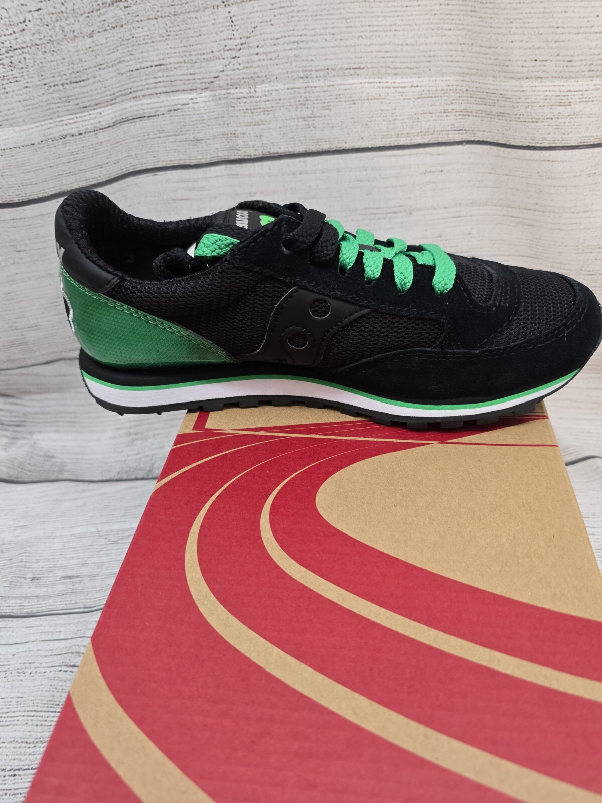 Saucony Jazz Low Pro Sneaker St. Patrick's Day Shamrock Notre Dame Irish Sz 5