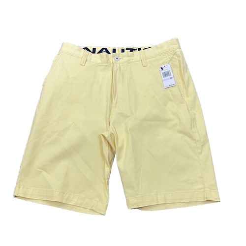 Nautica The Deck Short Yellow Mens Shorts Size W30 | eBay