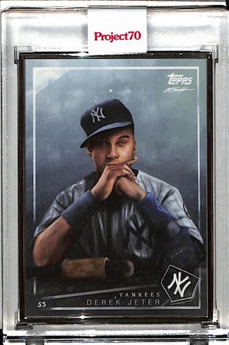 2021 TOPPS PROJECT 70 #540 DEREK JETER BY CHUCK STYLES P70 AP SILVER FRAME 51/51