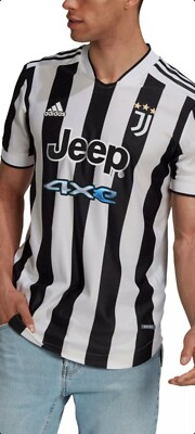 NWT Juventus FC Adidas Climalite 2021 Home Jersey Mens Medium | eBay
