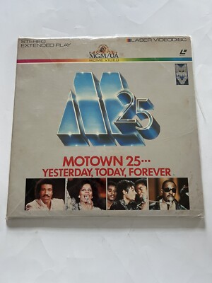 Motown 25 Japan DBL Laserdisc Michael Jackson Dianna Ross Marvin Gaye LD STAINS