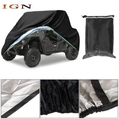 NEVERLAND Copertura Quad ATV Impermeabile Telo Quad Telo Copri Quad Telo Teli Copertura Per ATV Cover 300D Oxford Telo Per Quad Anti-UV Honda, Polaris, Yamaha, Suzuki 200 * 95 * 106cm - Foto 8