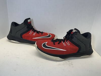 Nike Air Versatile II Mens Sz 11Red Blk Grey Basketball Running