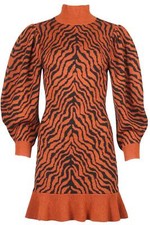 ULLA JOHNSON WOOL MINI DRESS SMALL