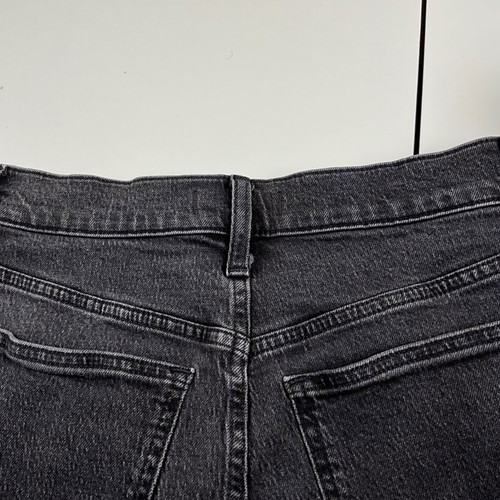 Pantalones Cortos de Vaqueros Madewell Desteñidos Negros Perfectos Vintage Corte Para Mujer Talla 27 - Imagen 11 de 11