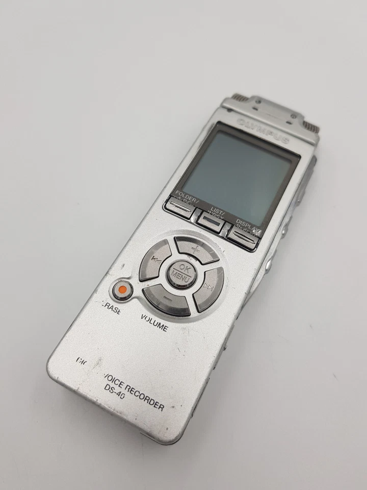 Olympus DS-40 Digital Voice Recorder Dictaphone Dictation Handheld Machine USB - Image 3 of 4