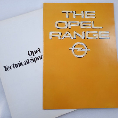 Der Opel All Model Range 1981 Verkaufsprospekt & Technische Daten Ratgeber