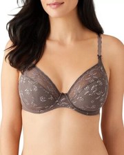 New Wacoal 855433 Lifted in Luxury Uplift UW Full Coverage Bra Cappuccino 42DD