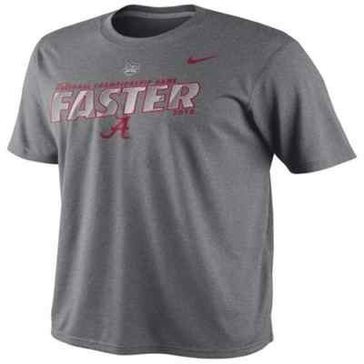 Alabama Crimson Tide 2013 Championship Game Dri-Fit t-shirt new Roll Tide Bama