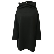 NINNI SENZA FRENI abito donna nero neoprene mod JAPPO MADE IN ITALY