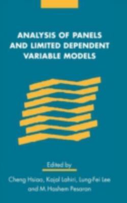 Analysis of Panels and Limited Dependent Variable Models [Hardcover] Hsiao, Chen