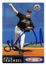 Steve Trachsel autographed baseball card (New York Mets) 2002 Topps Total #84