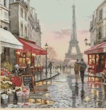 A Walk in Paris Counted Cross Stitch Chart No. 9-512