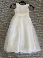 David's Bridal Ivory Flower Girl Dress RN84270 Size 5 Only Worn Once