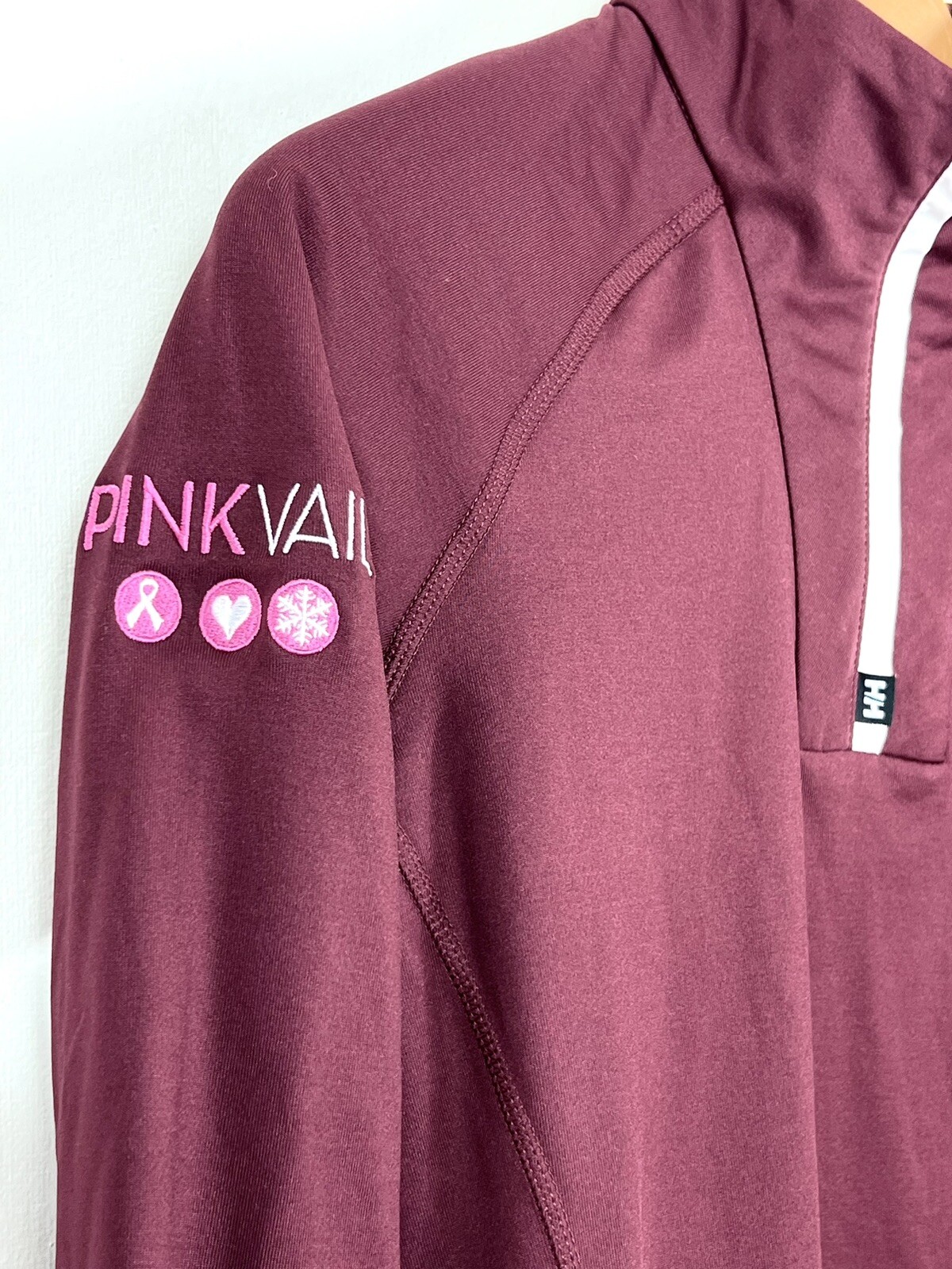 Helly Hansen Half Zip Pullover Base Layer Burgund… - image 4