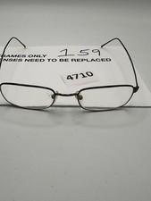 DKNY Rectangle Oval Brown Frame Eyeglasses It...