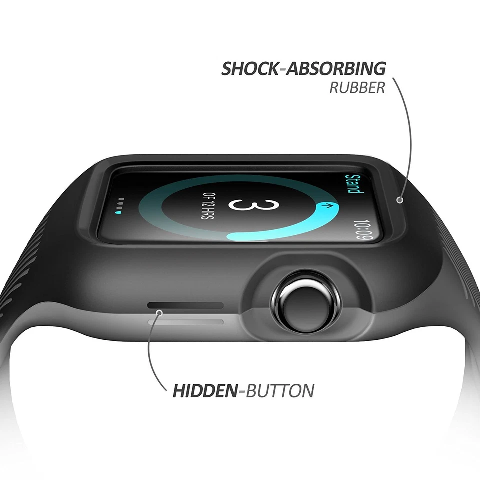 For Apple Watch iWatch 3 2 1 Series 42mm i-Blason Protective Case Strap Band New - Image 2 of 4