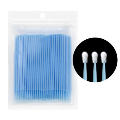 100 Einweg Wimpern Wimpern Micro Pinsel Mascara Stäbe Applikator Make-up Werkzeug