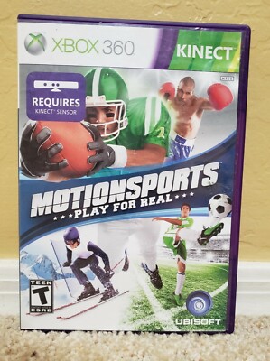Motionsports: Play for Real - Xbox 360 Kinect 2010 - Very Good Condition
