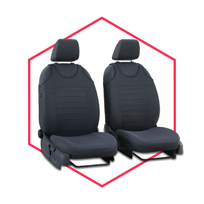 Sitzbezüge Auto Universal Schonbezug Bezüge für Seat Ibiza IV Grau Vorne Set