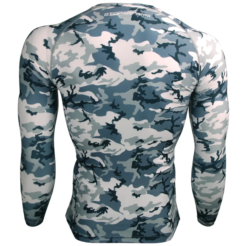 CAMO Skin Tights Compression Graphic Print Base layer Rash guard Hunting C-111K - Image 2 of 4