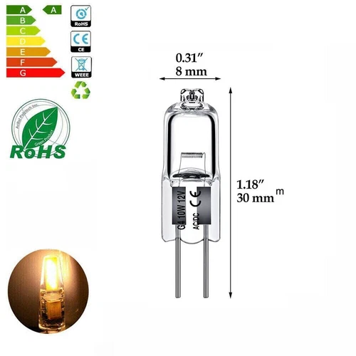 1-10x G4 COB LED 3W5W mini lampadina silice 12V lampadina lampada a innesto lampada - Foto 12 di 24