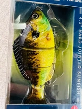 H20 Xpress 4.5” Jointed Sunfish Live Tilapia Swim Bait Realistic 3D Swimming